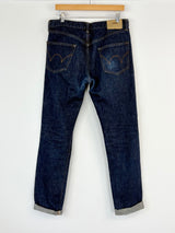 Edwin Dark Blue Denim Slim Tapered Jeans - W30