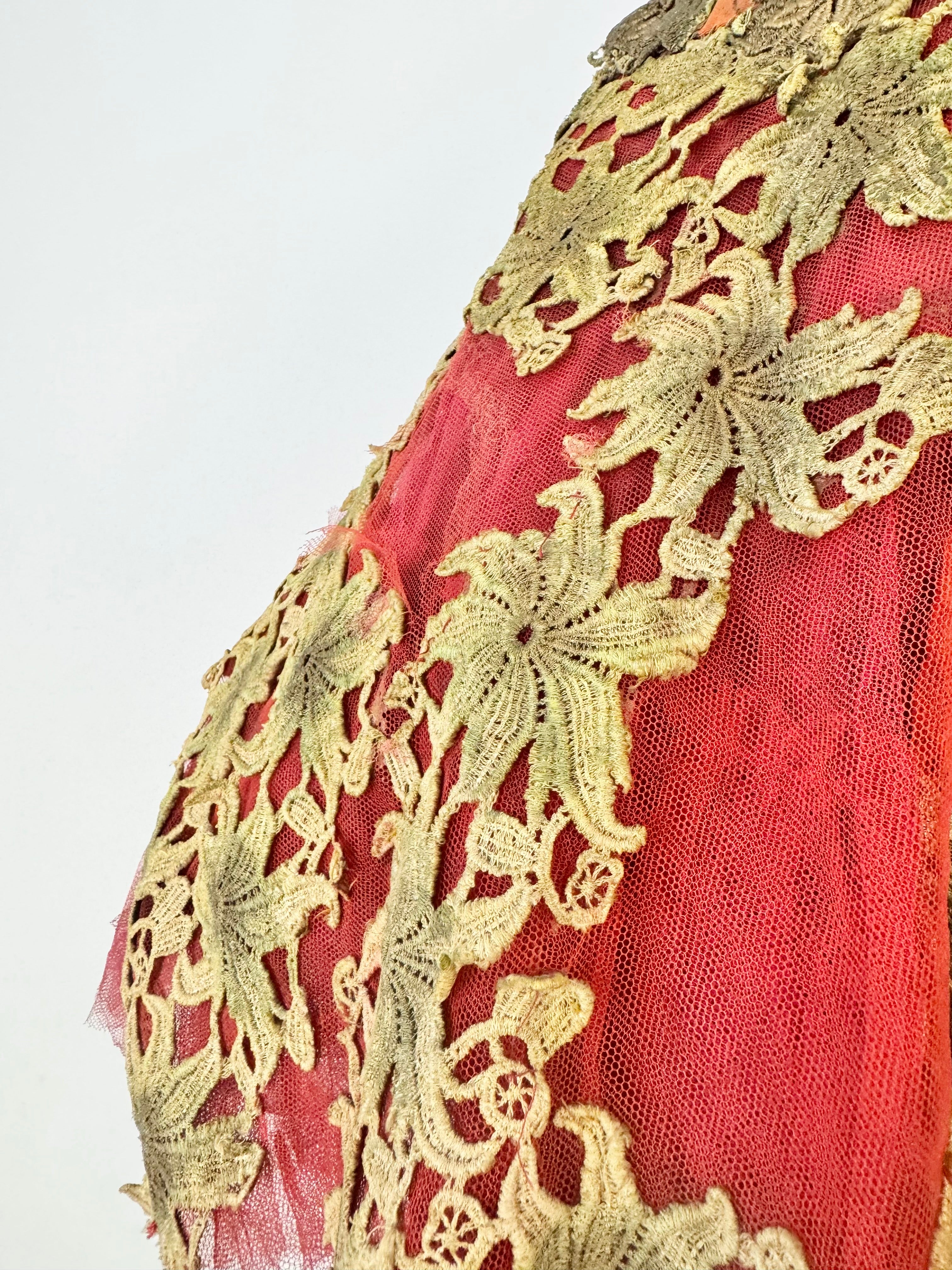 Vintage Autumnal Orange Ballet Costume - AU6