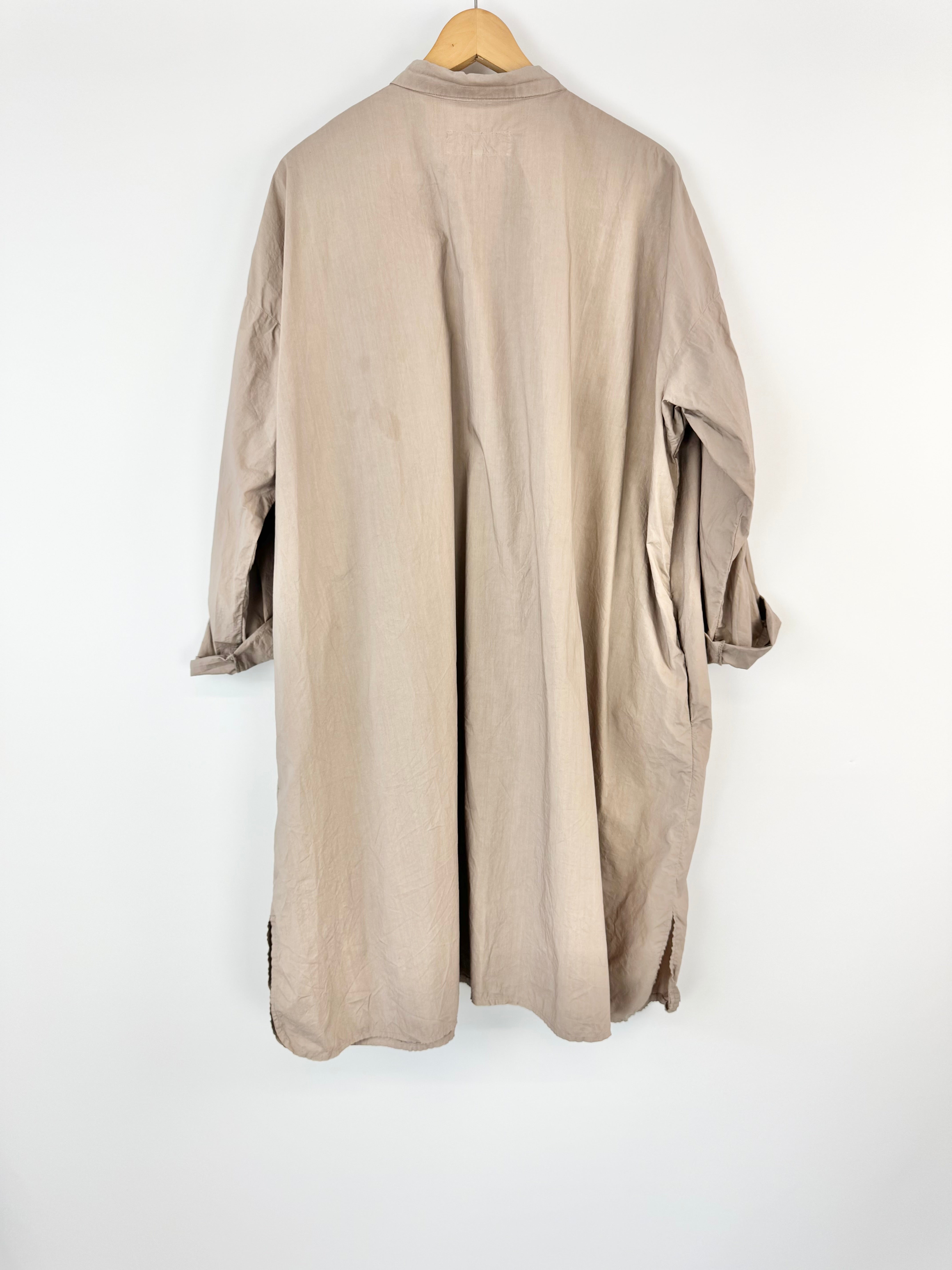 Manuelle Guibal Taupe Cotton Dress - AU10/12