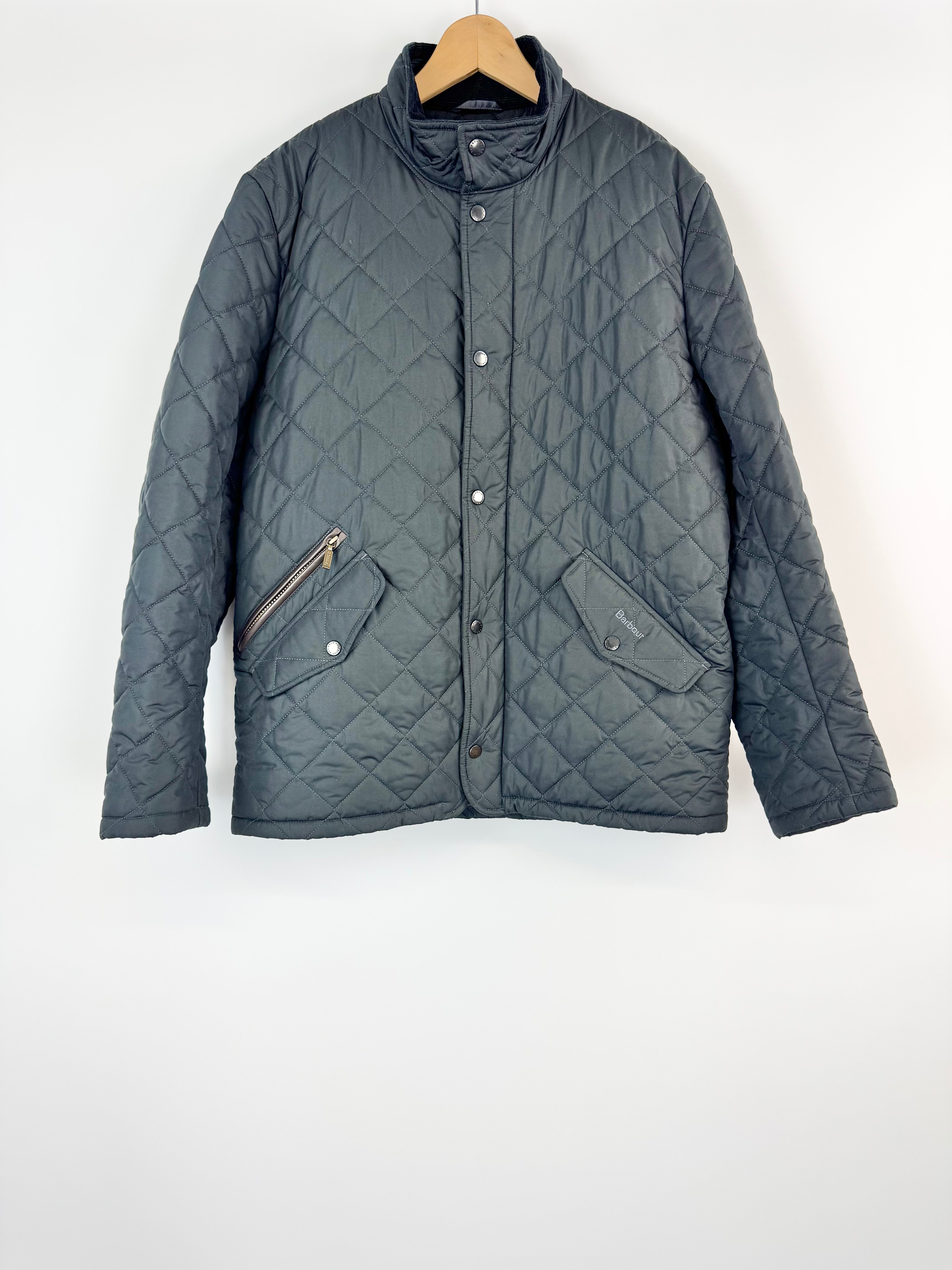 Barbour Black Quilted Jacket - L