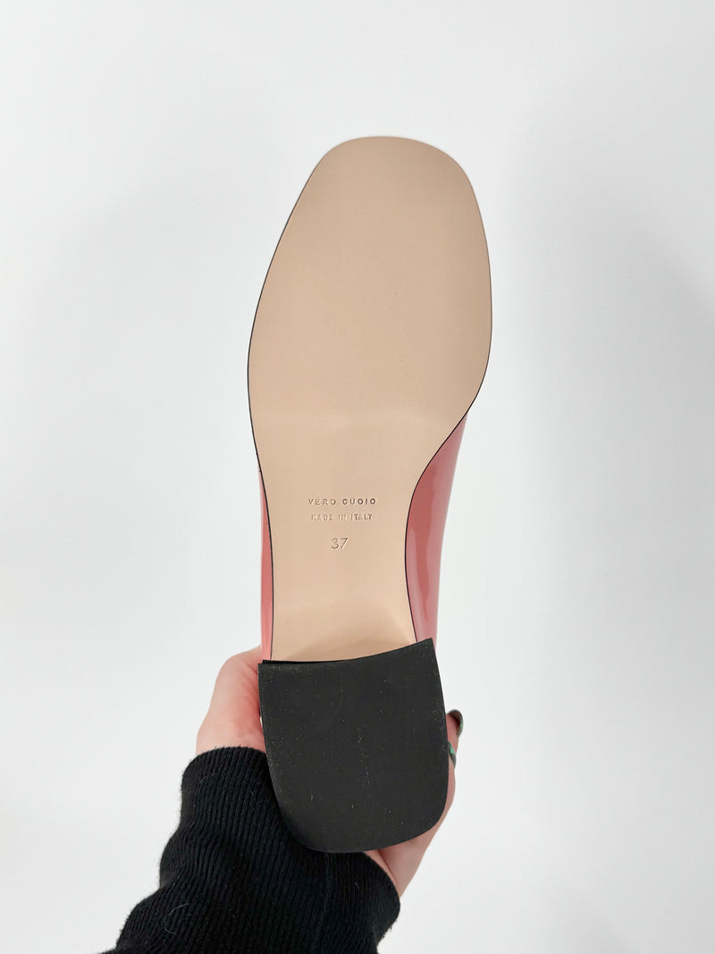 Red Valentino Rose Pink Patent Leather Pumps NWT - EU37