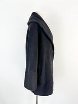 Altro by Digbys Black Wool Blend Coat - AU8/10