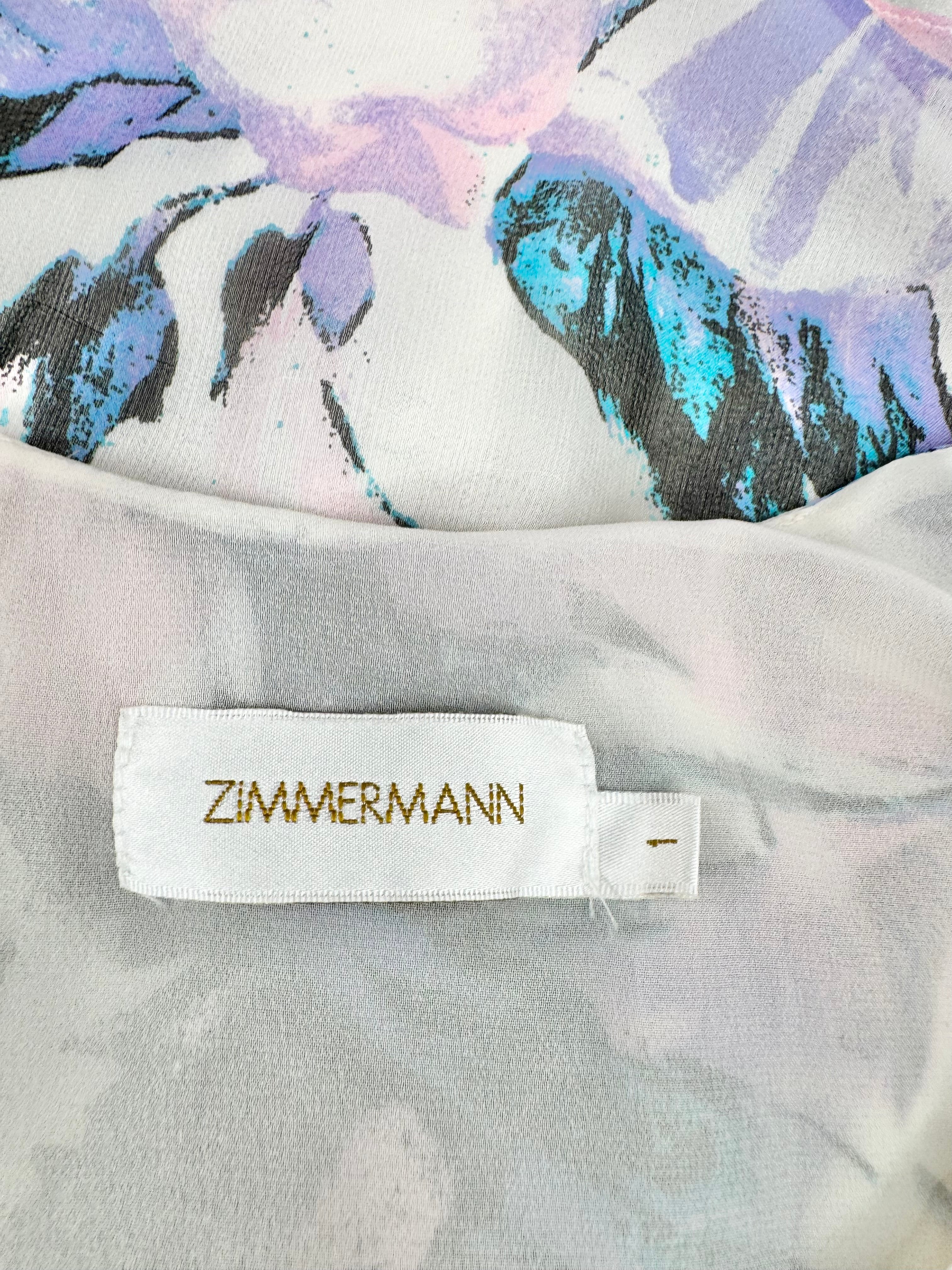Zimmermann Silk Floral Summer Dress - AU10