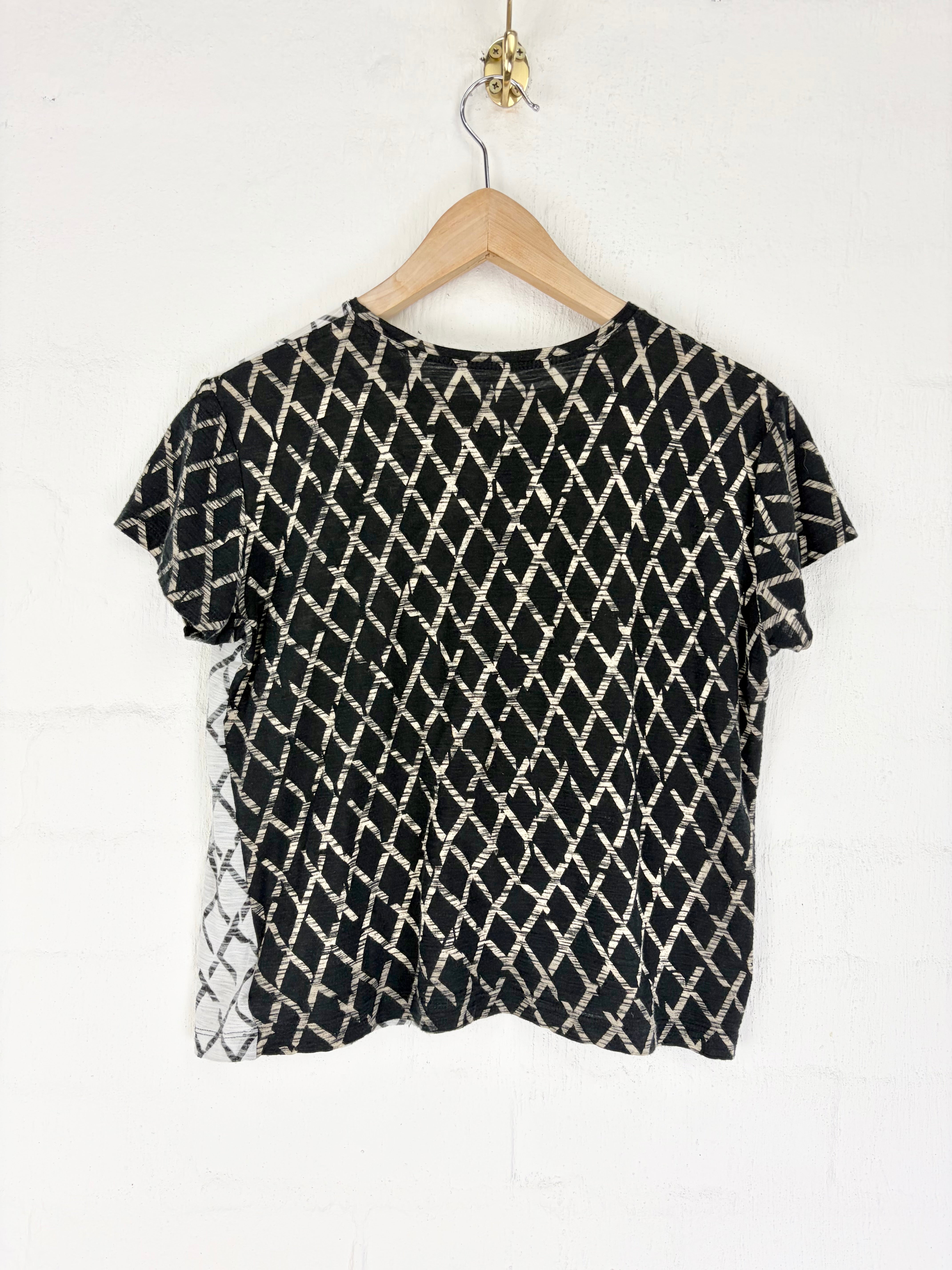 Proenza Schouler Diamond Patterned Spliced T-Shirt - AU6/8