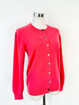 Hunter's Cerise Pink Cashmere Cardigan - AU10