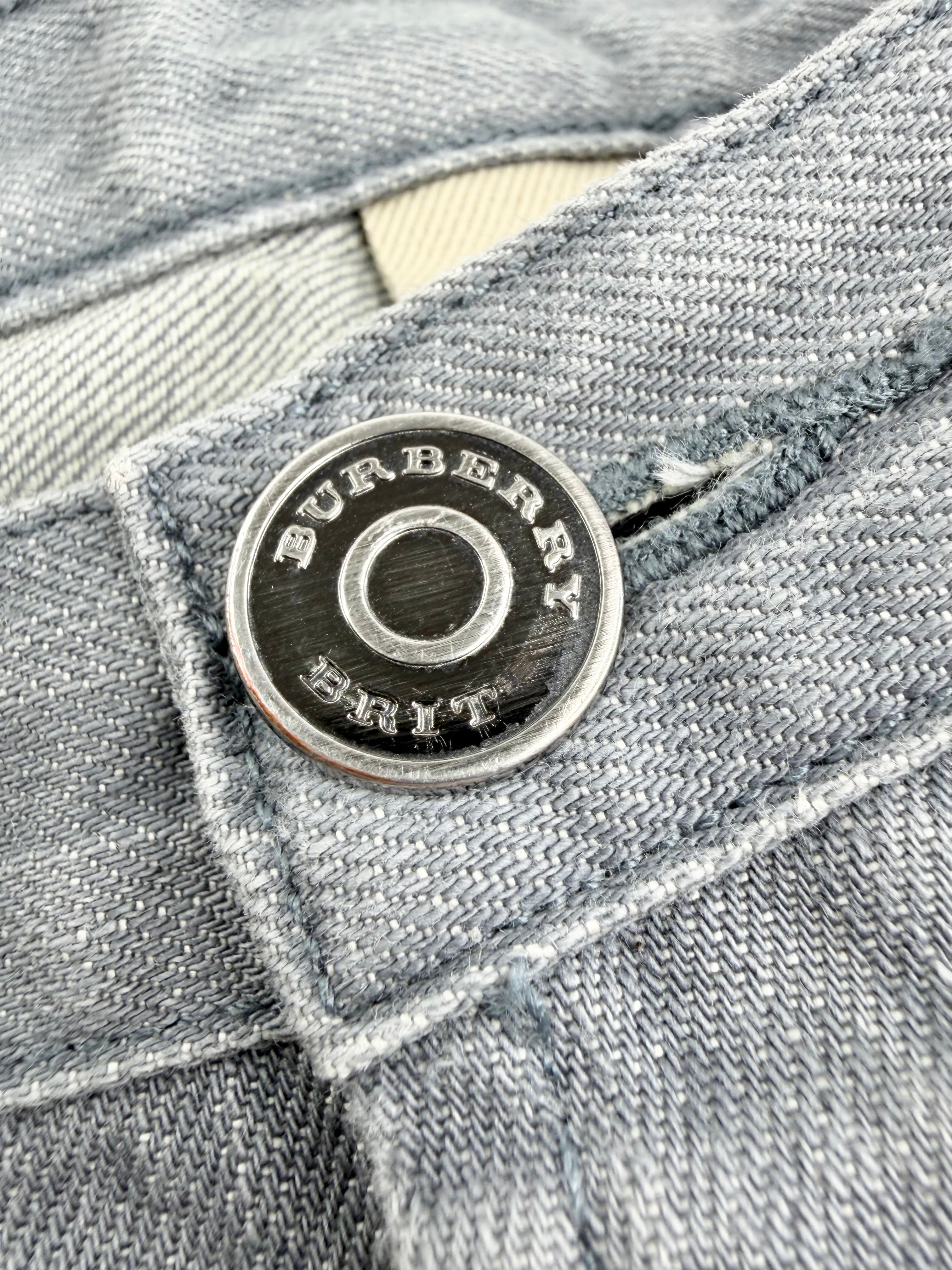 Burberry Grey Denim Jeans - 36