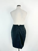 Carla Zampatti Grey Pencil Skirt - AU12