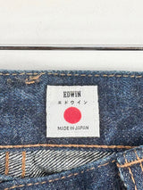 Edwin Dark Blue Denim Slim Tapered Jeans - W30