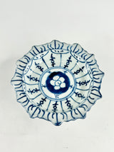 Antique Chinese Blue & White Porcelain Tazza