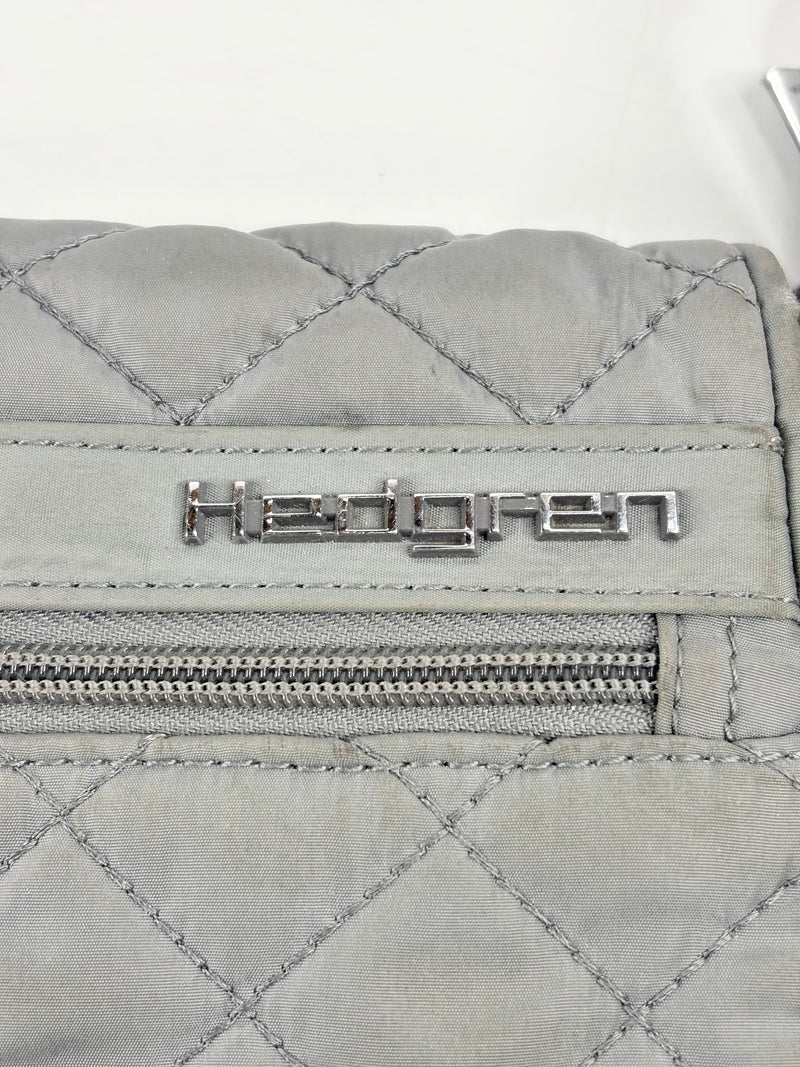 Hedgren Grey Quilted Crossbody Bag