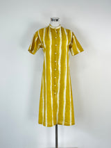 Hartford Mustard Yellow & White Striped Shirt Dress - AU8