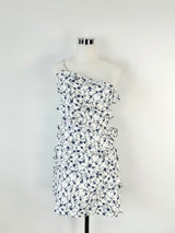 New Romantics 'Indigo Bloom' Tiered & Ruffled Dress NWT - AU6