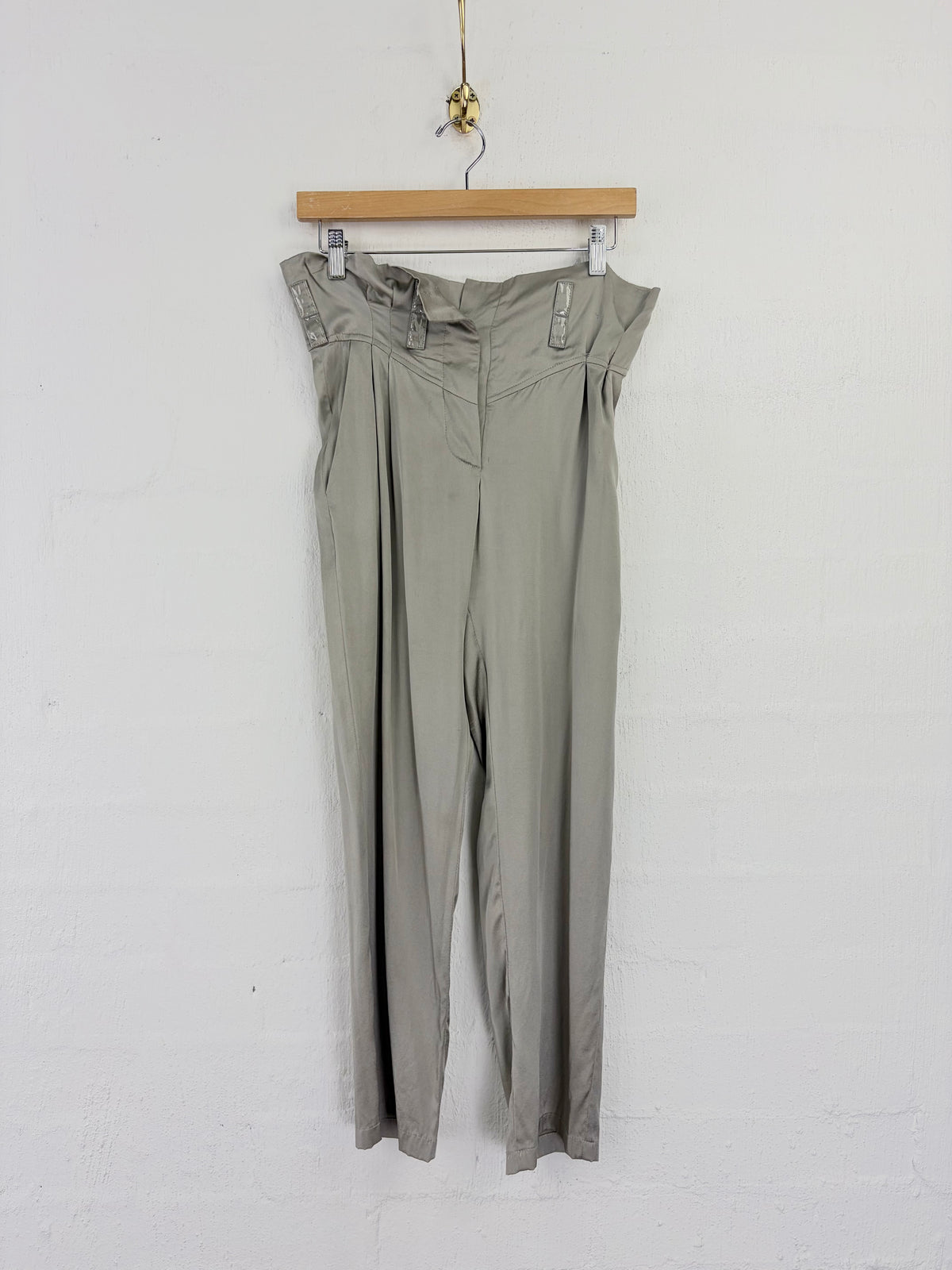 Sass & Bide Taupe 'Silk Clarity' Slacks - AU8/10