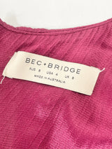 Bec + Bridge Mulberry Satin Asymmetric Gown - AU8