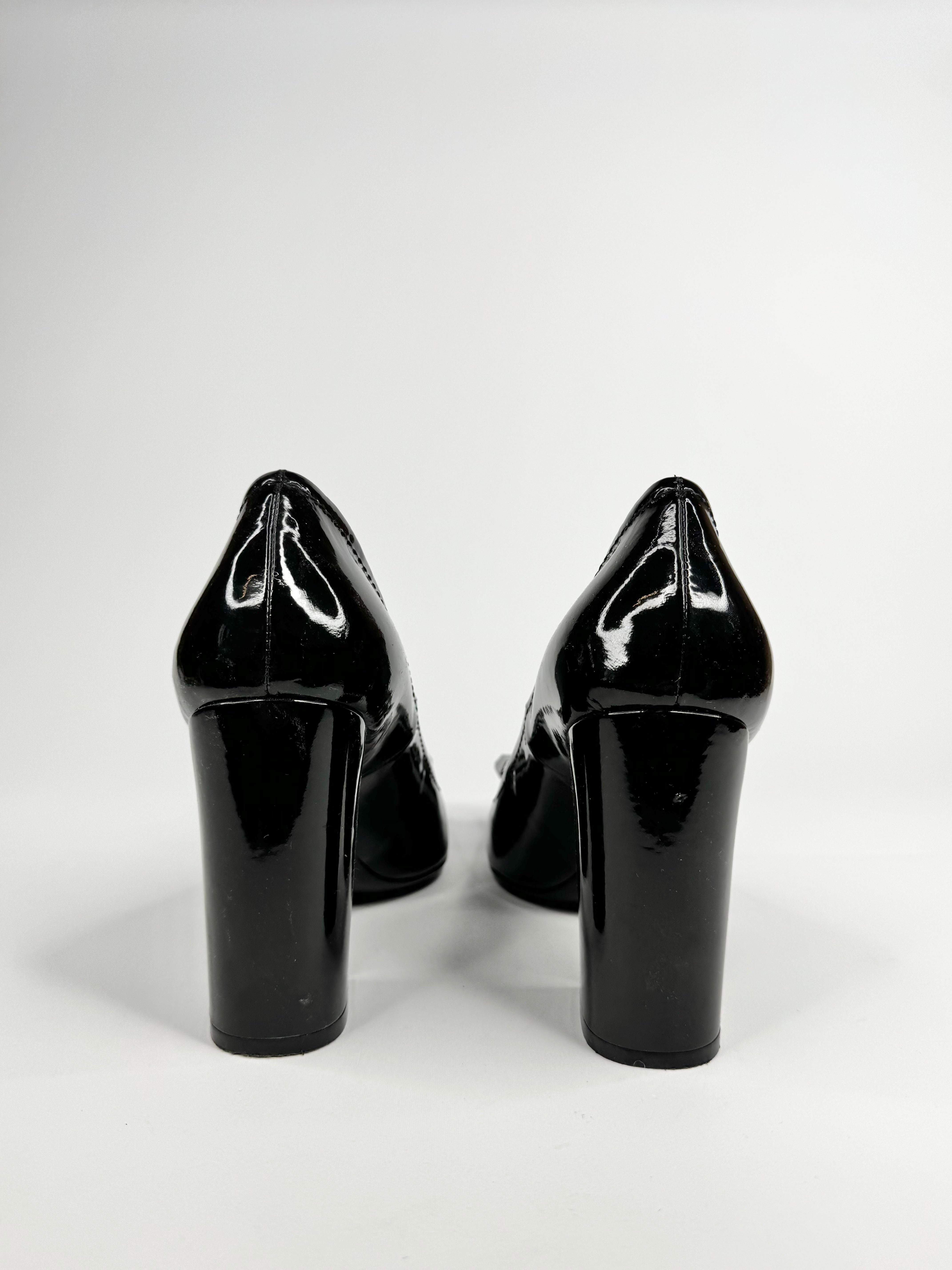 Francois Pinet Black Patent Leather Pumps - EU40