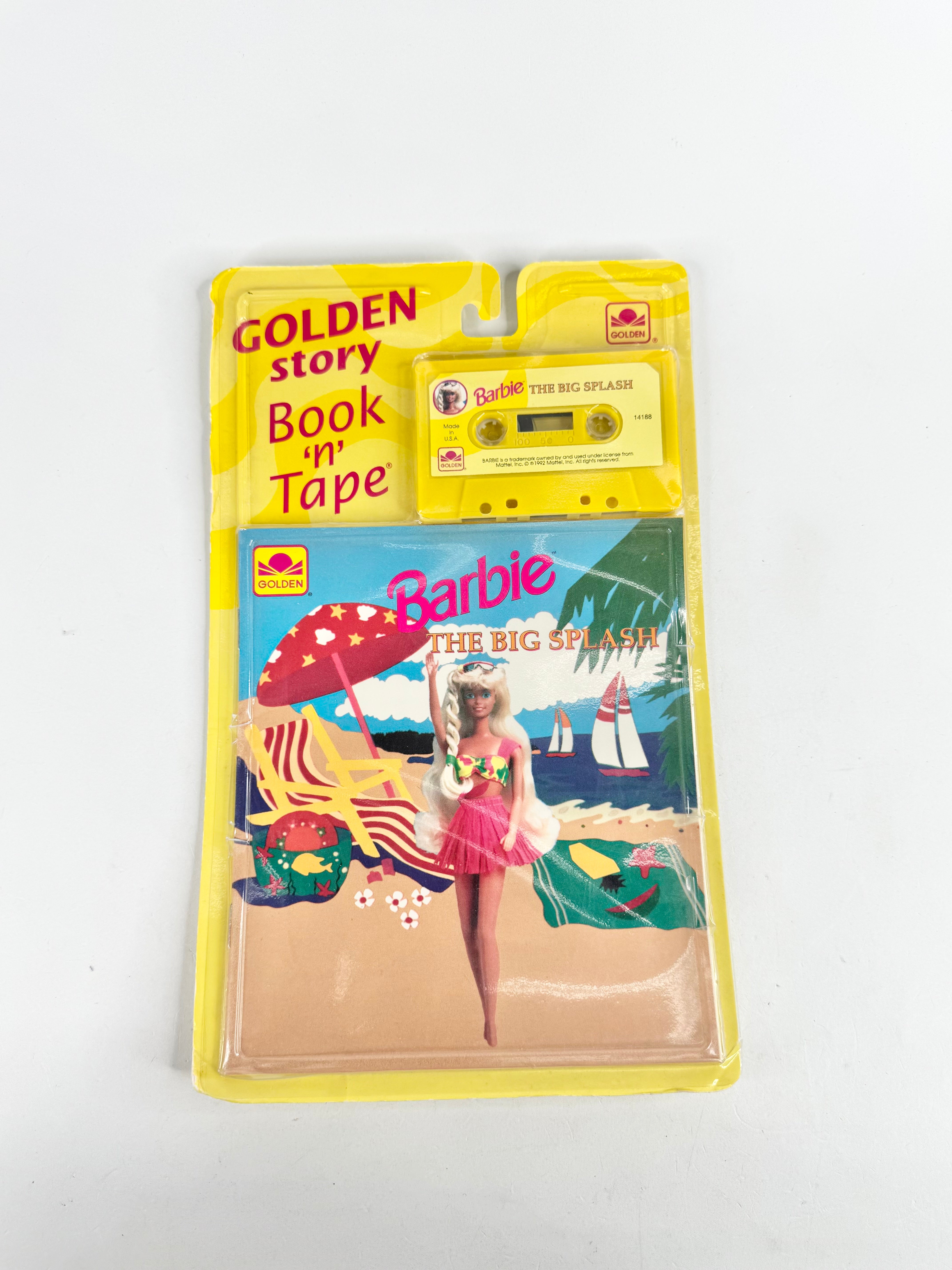 Barbie Golden Story Book 'n' Tape 'The Big Splash'