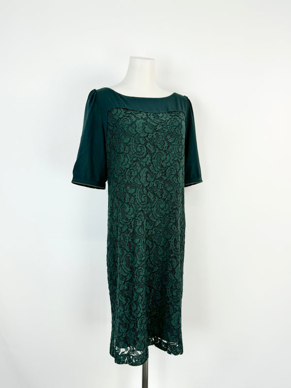 Hoss Intropia Forest Lace Panel Dress - AU10