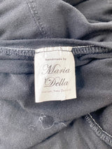 Marie Della Black Sliced Dress - AU12
