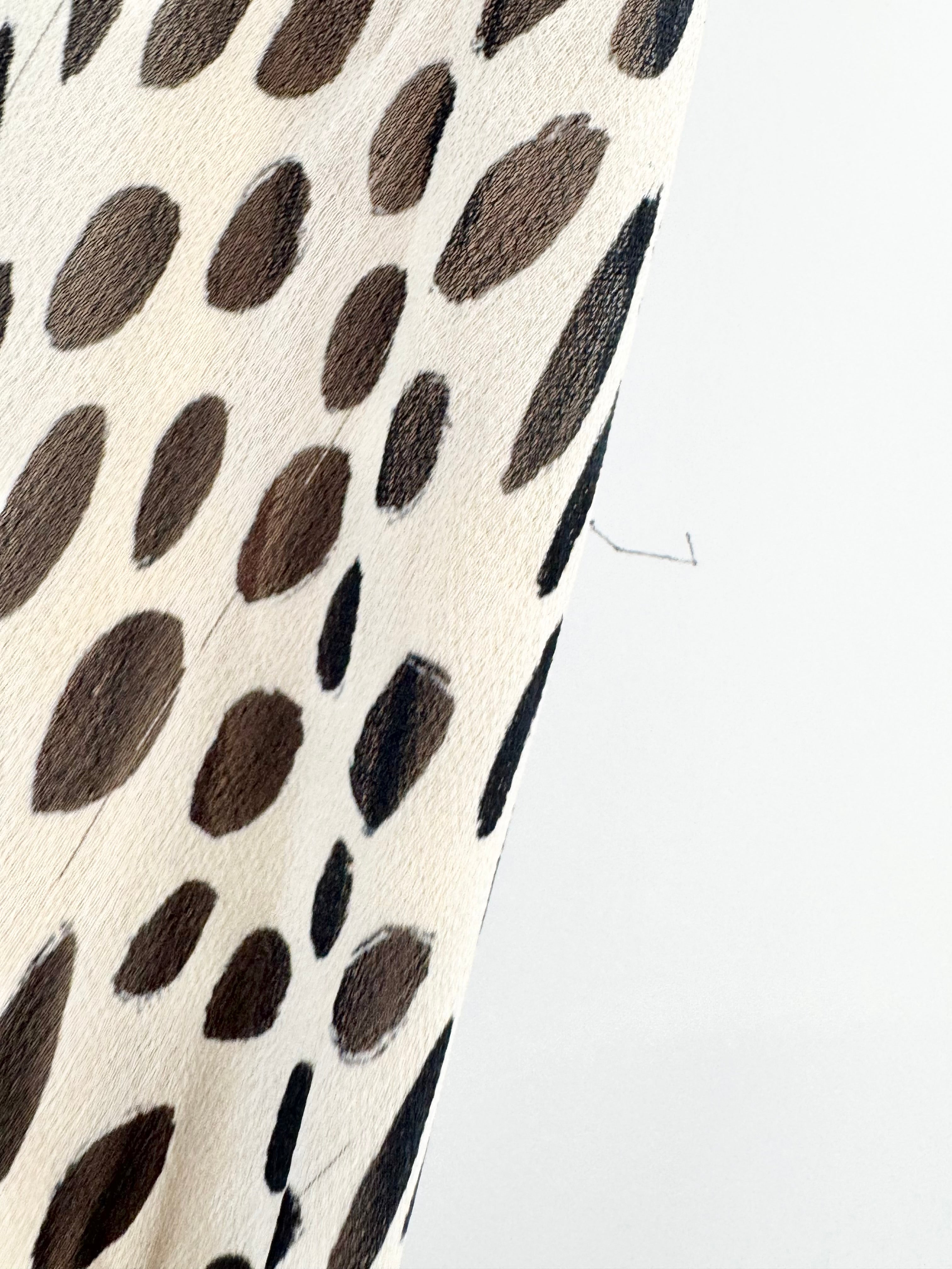 Carla Zampatti Black & White Bias Cut Silk Gown - AU10