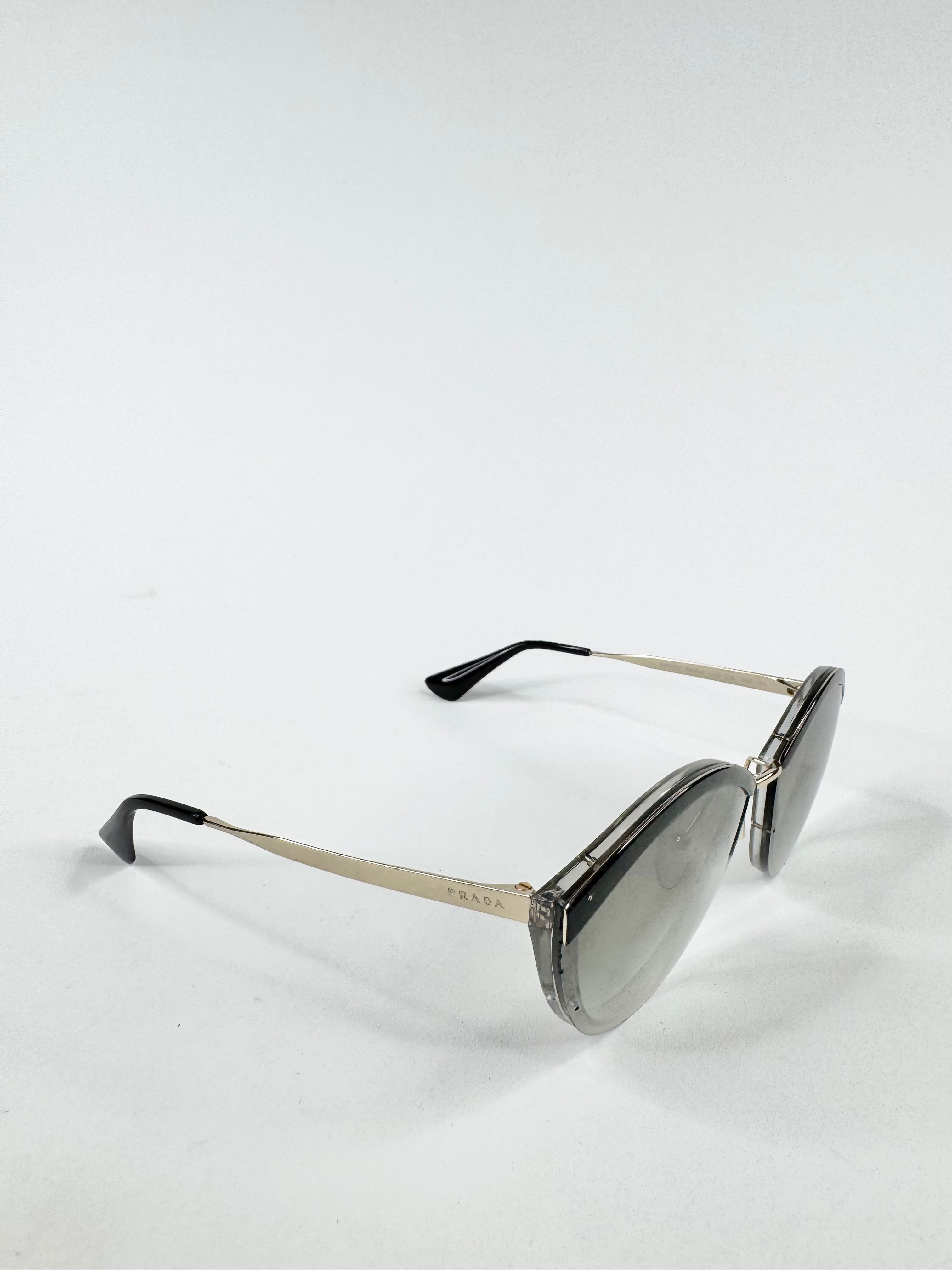 Prada Grey 'Cinema Catwalk' Cat Eye Sunglasses