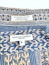 Engineered Garments Blue & Gold Woven Shirt - L