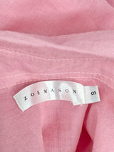 Zoe Mason Sheer-Cotton Pink Shirt - AU8