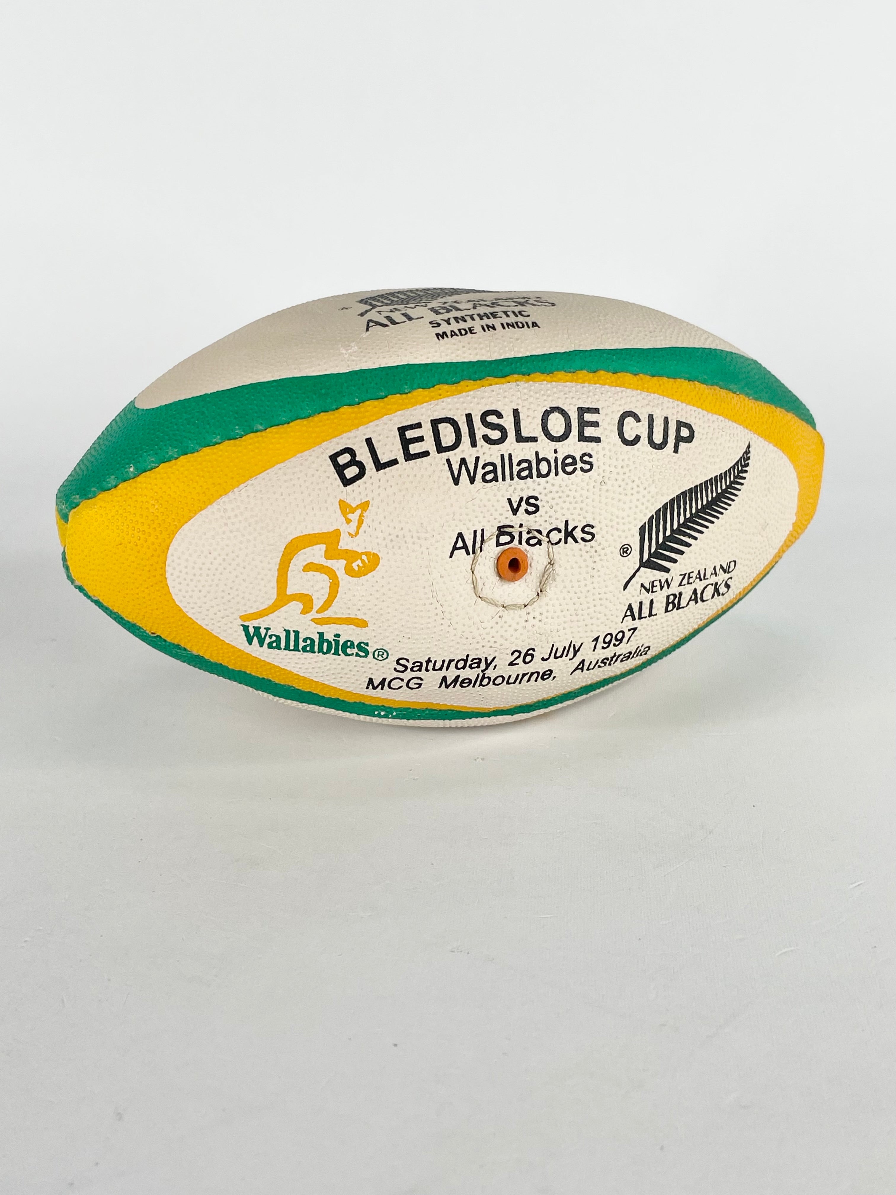 Signed 1997 Bledisloe Cup Mini Rugby Ball