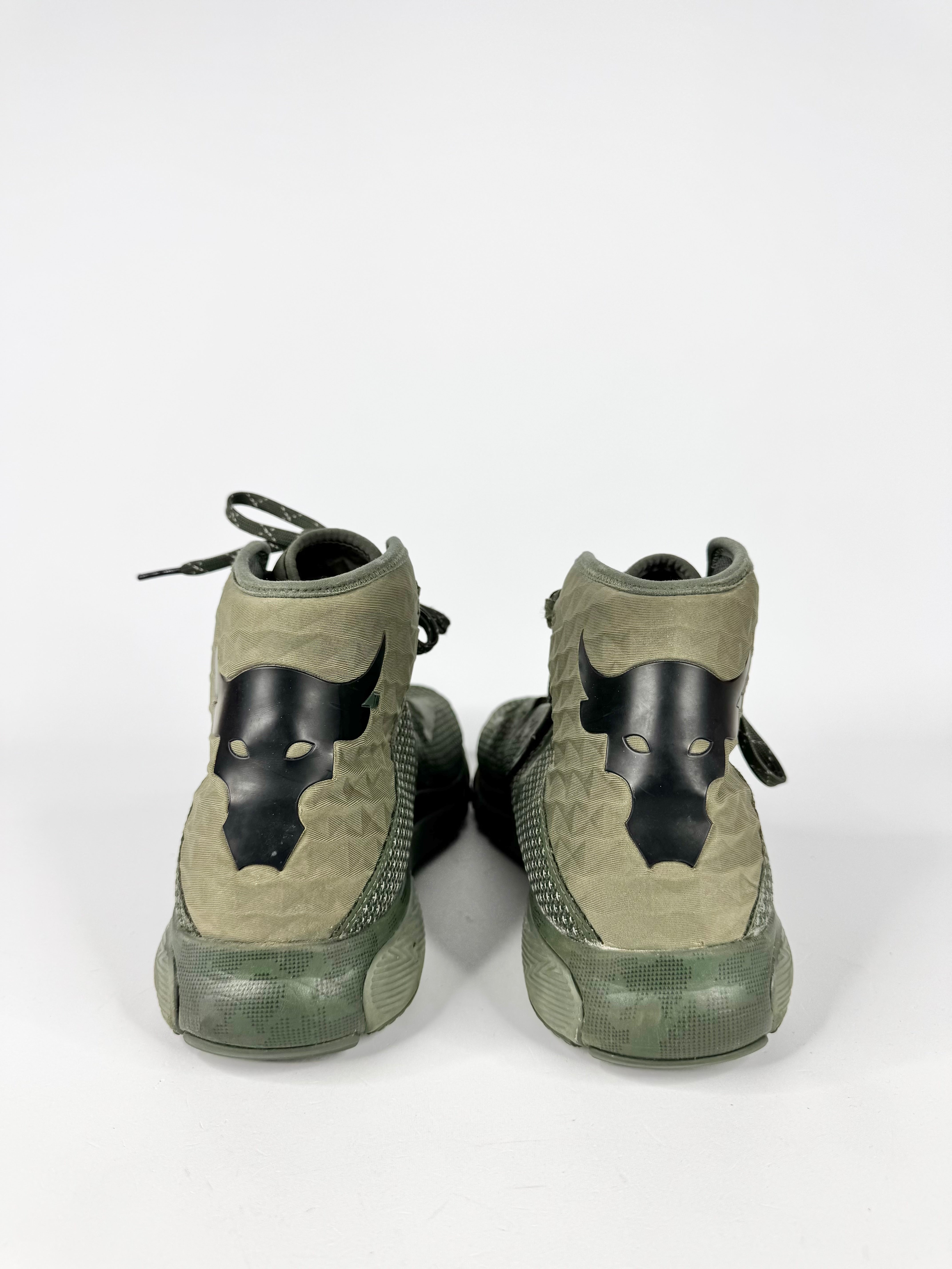 Under Armour 'Project Rock Delta' Khaki High Top Sneakers - EU46