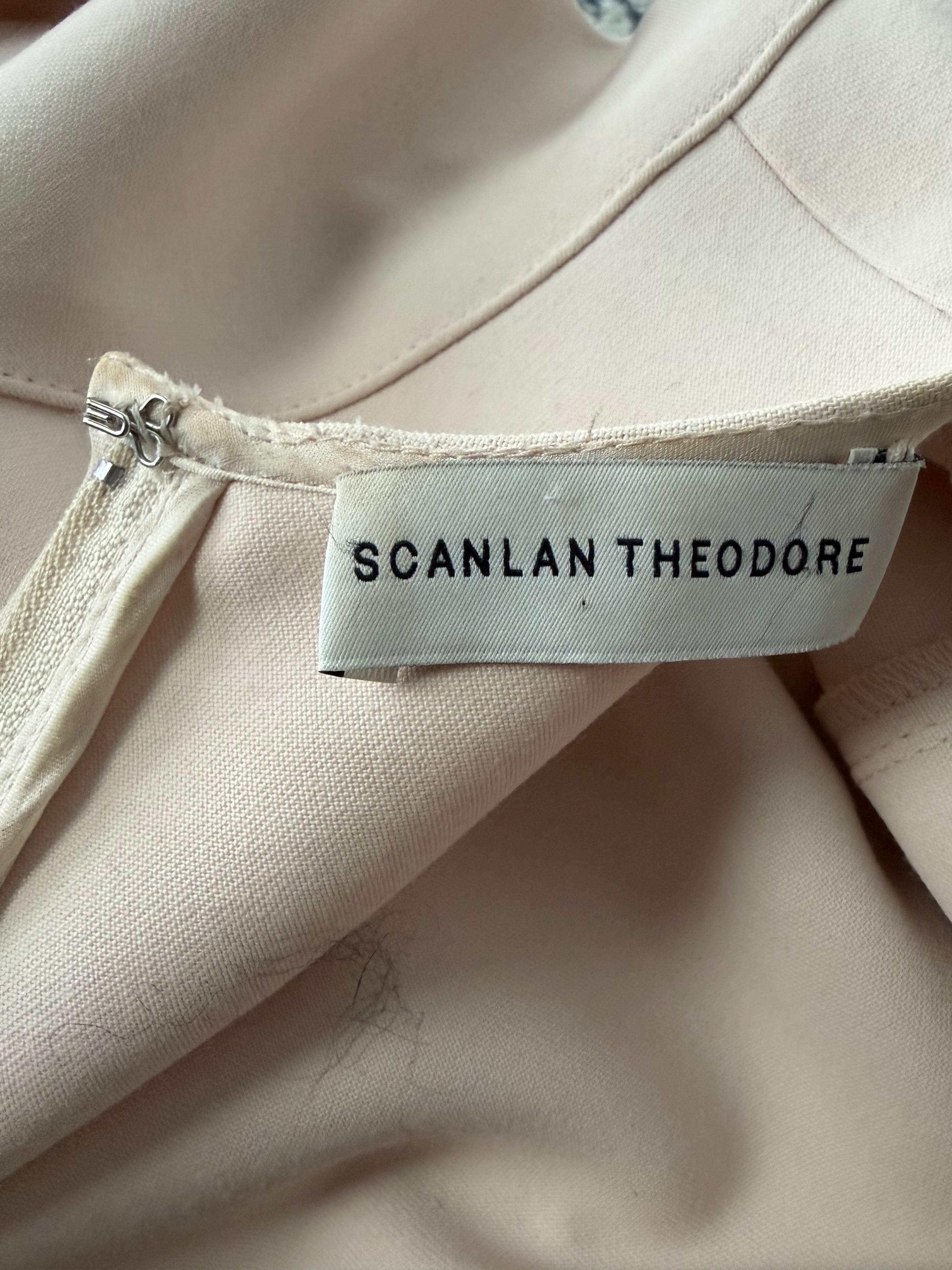 Scanlan Theodore Shell Pink Tailored Fit Blouse - AU6