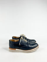 Ferrioni Navy Blue Brogue Lace Ups - EU37.5