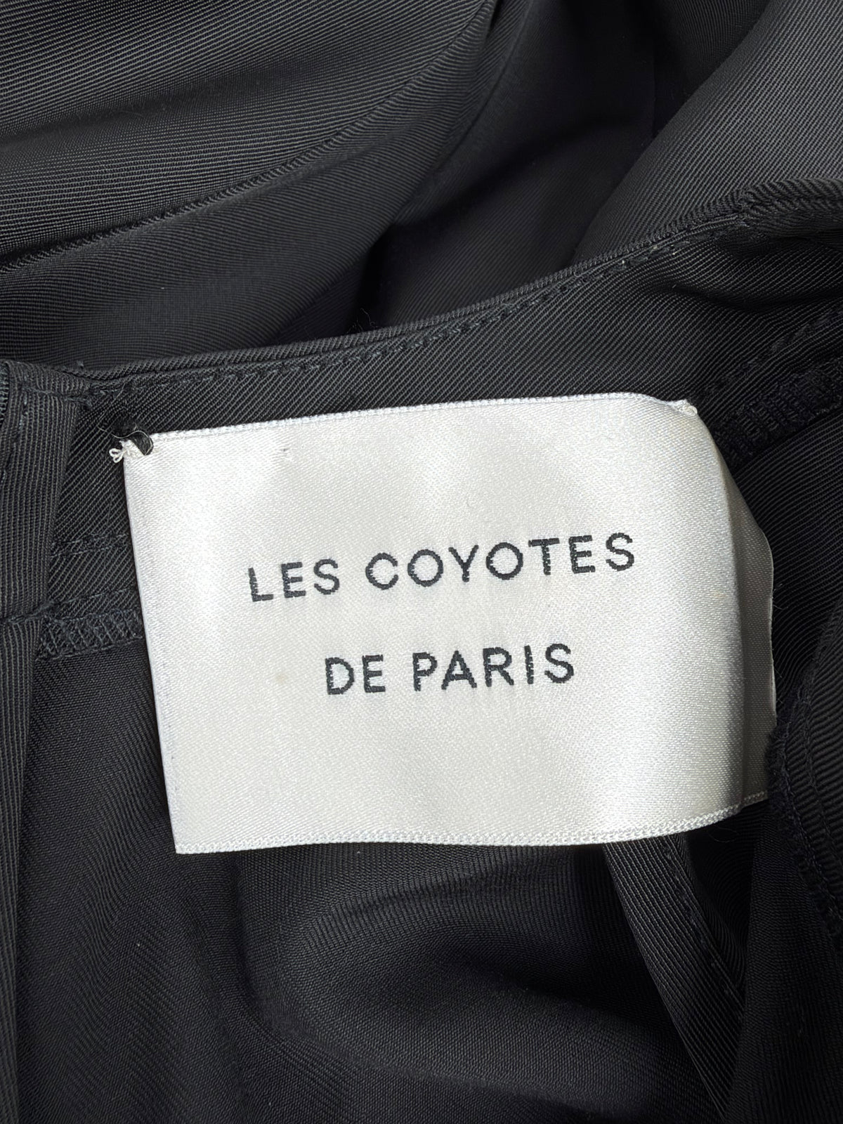 Les Coyotes de Paris Black Cap Sleeve Maxi Dress - AU8/10