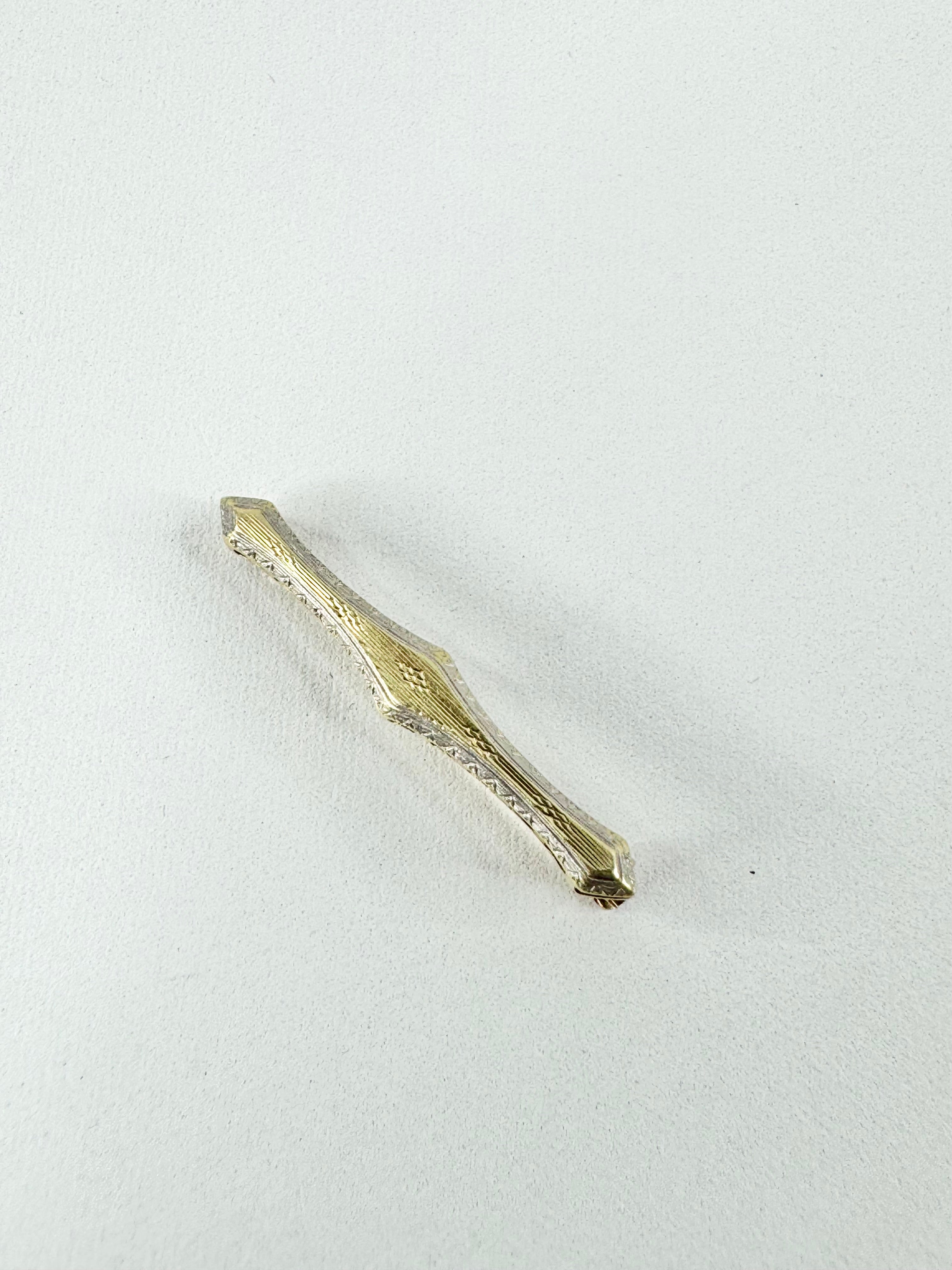 Vintage American 14ct Gold Brooch