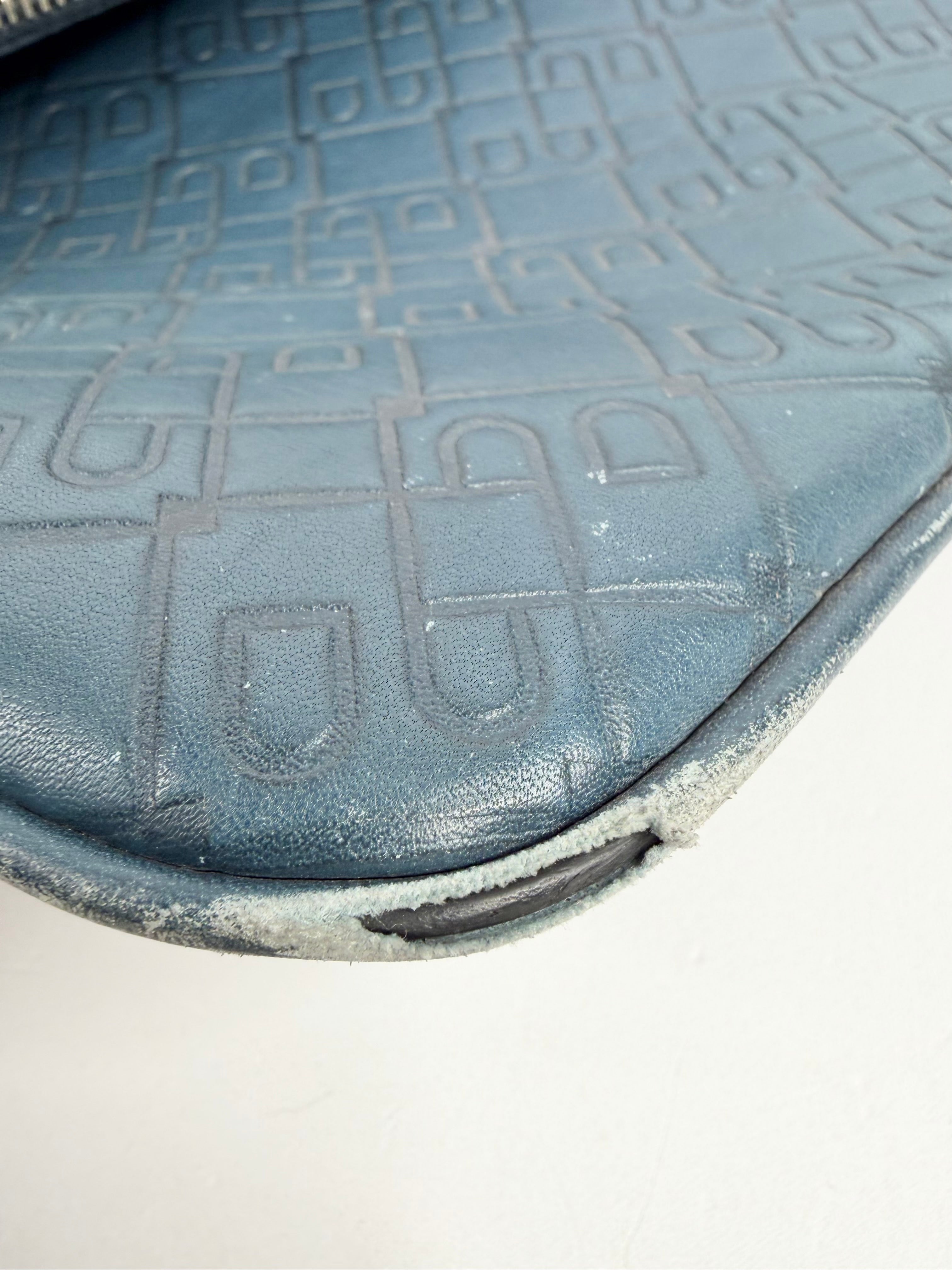 Bally Cobalt Blue ‘Bonfis’ Messenger Bag