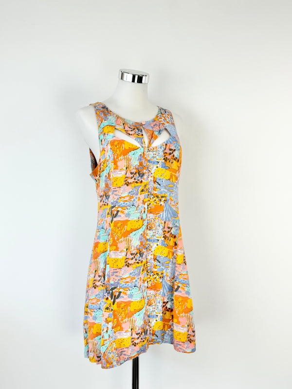 Something Else by Natalie Wood x Ken Done Patterned Summer Dress - AU10