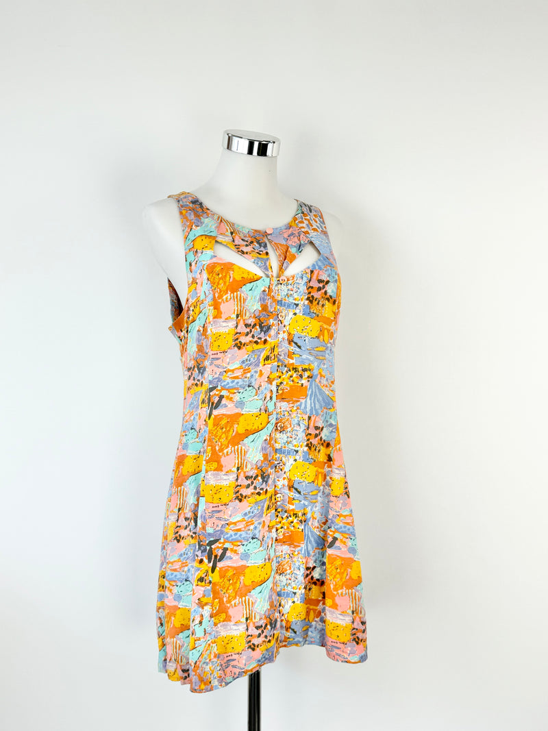 Something Else by Natalie Wood x Ken Done Patterned Summer Dress - AU10