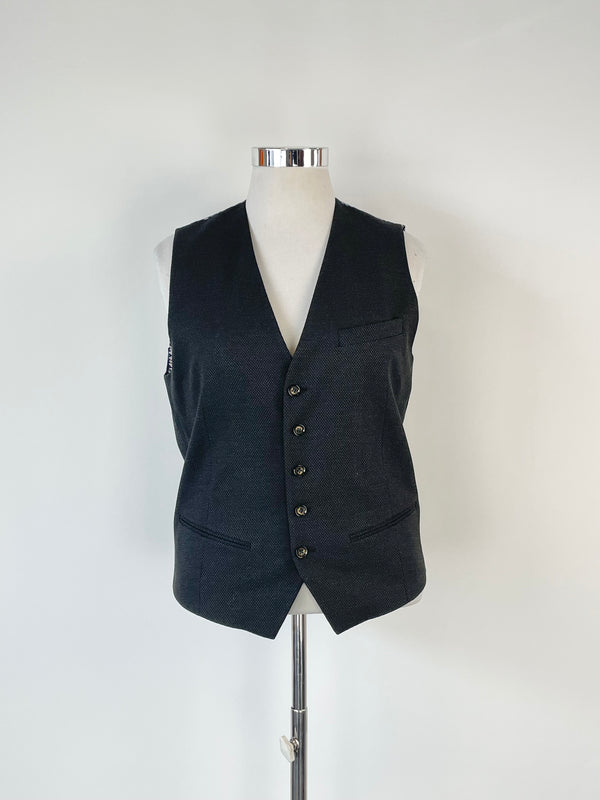 Ted Baker London Charcoal 'Gorkwai' Waistcoat - 40R