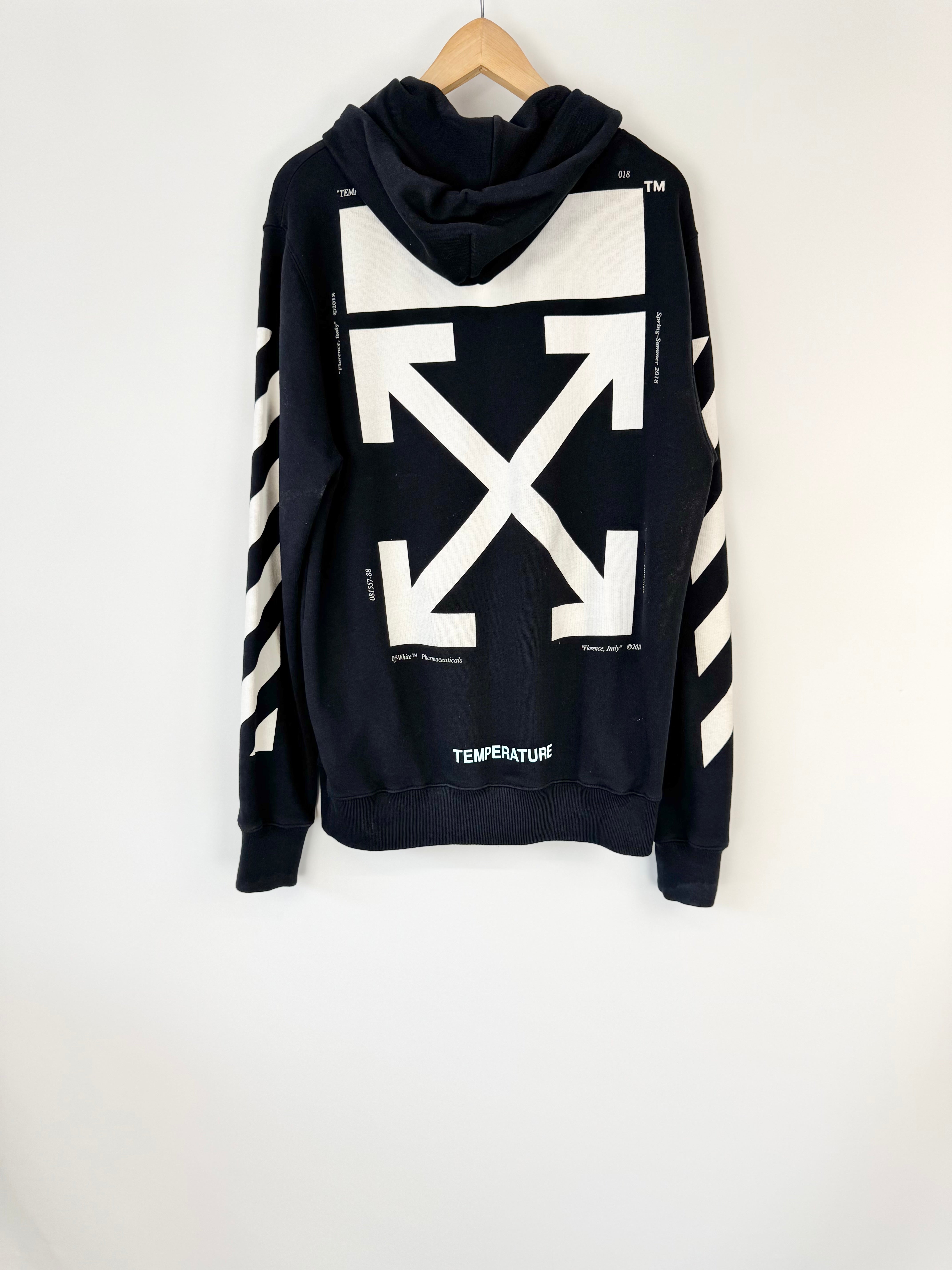 Off-White Mona Lisa “Temperature” Hoodie – Black XS
