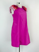 Katharina Hovman Pinky Detachable-Sleeves Shift Dress - AU12