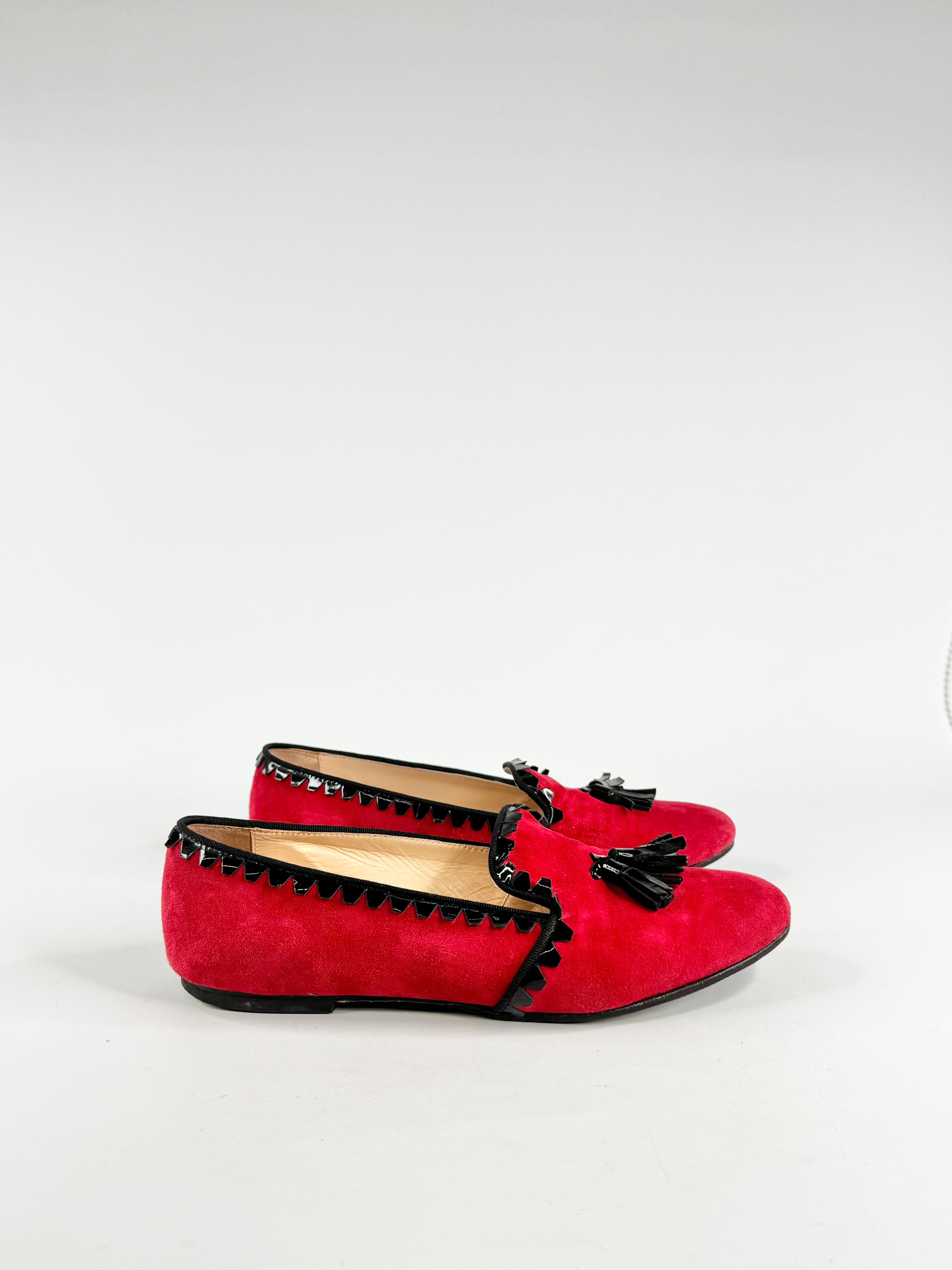 Moschino Cheap & Chic Cherry Red Loafers - EU40