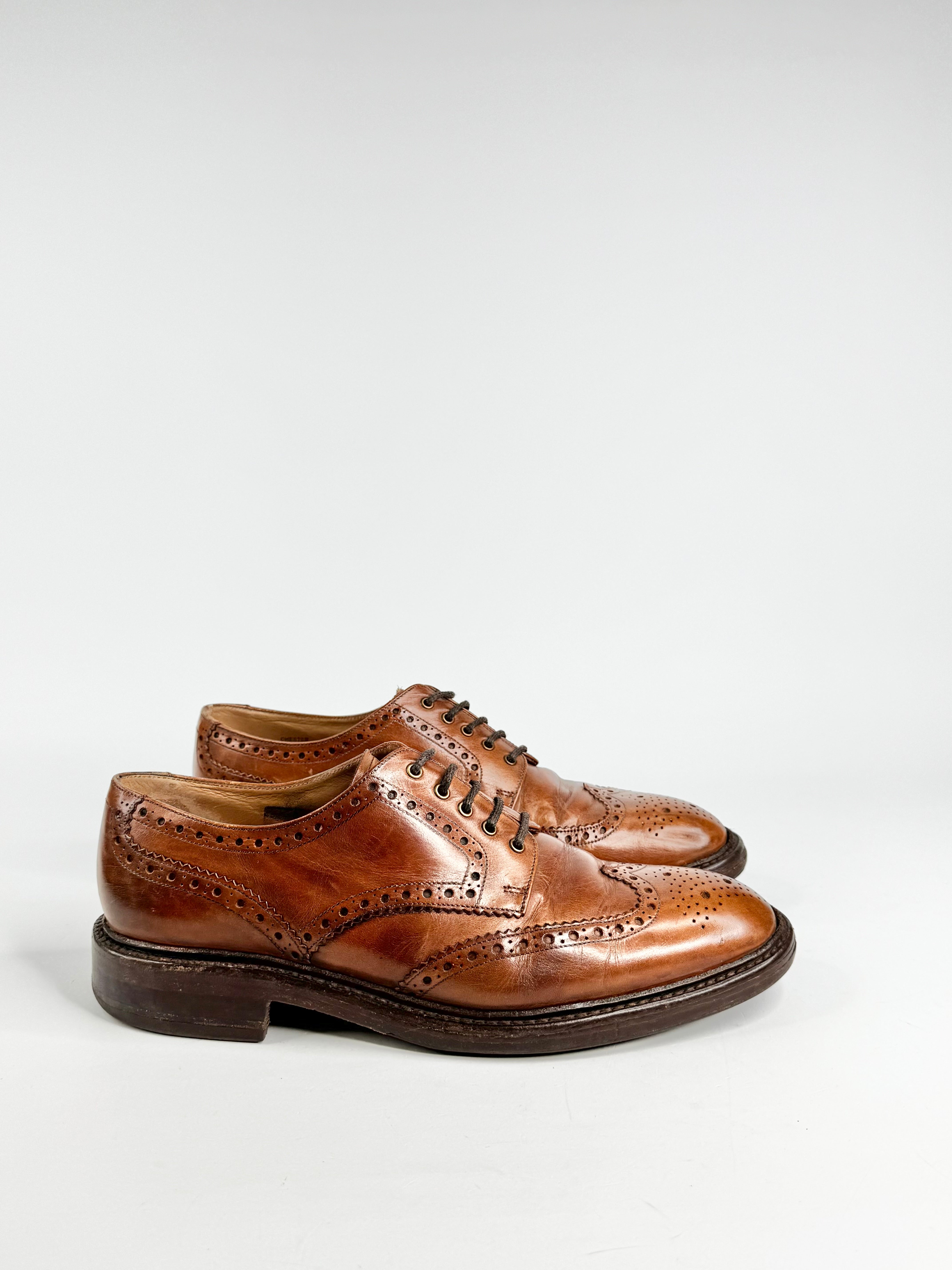 Vintage Loakes Tan Brogues - EU42