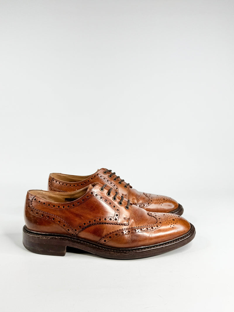 Vintage Loakes Tan Brogues - 8.5