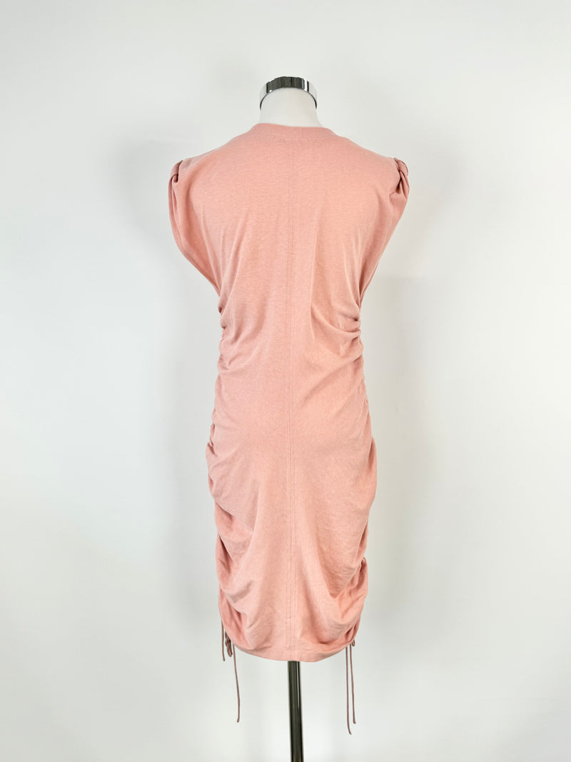 T by Alexander Wang Coral Ruched Midi Dress - AU10