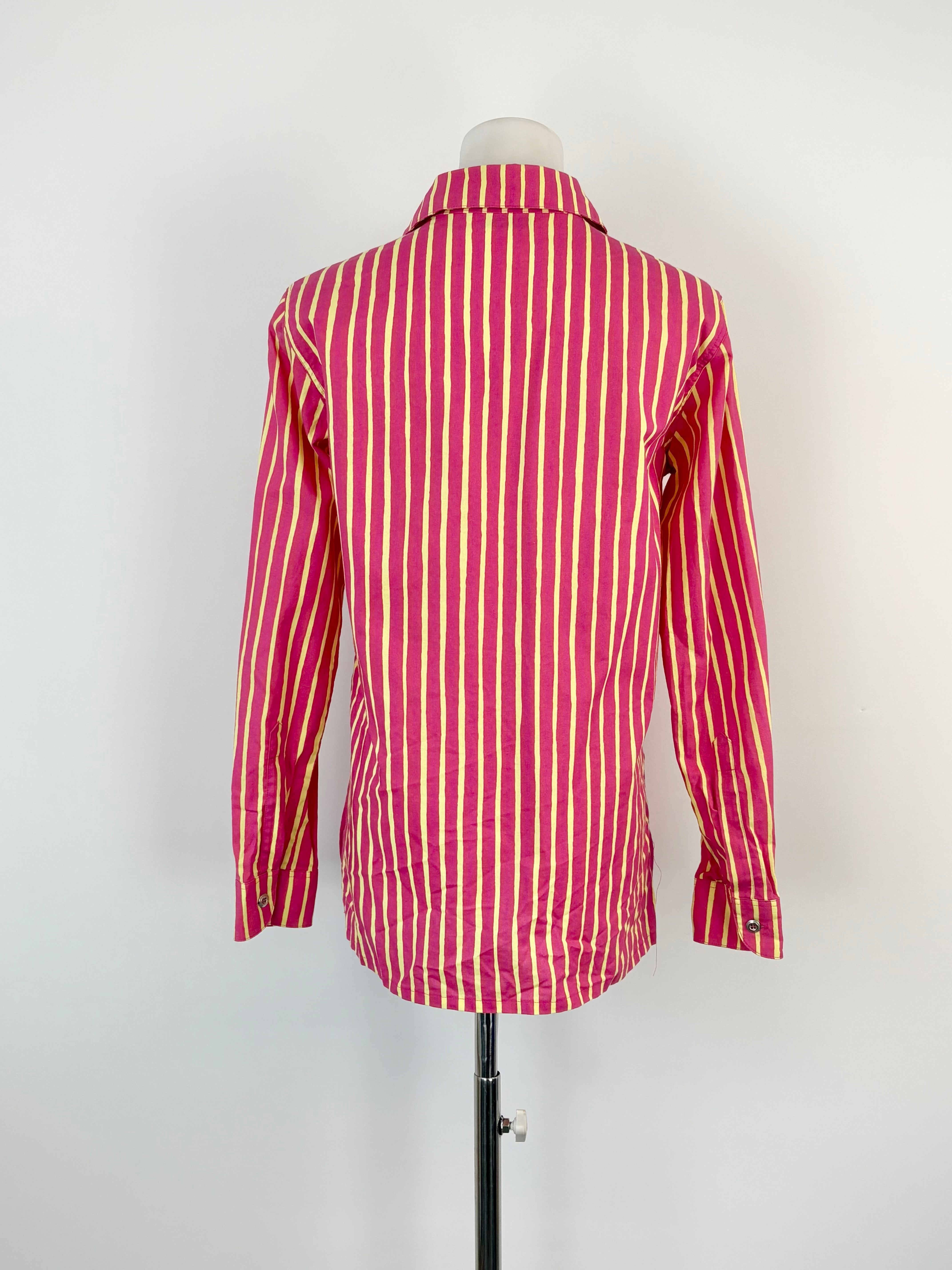 Marimekko Fuchsia & Yellow Striped 'Leidi' Shirt - AU8
