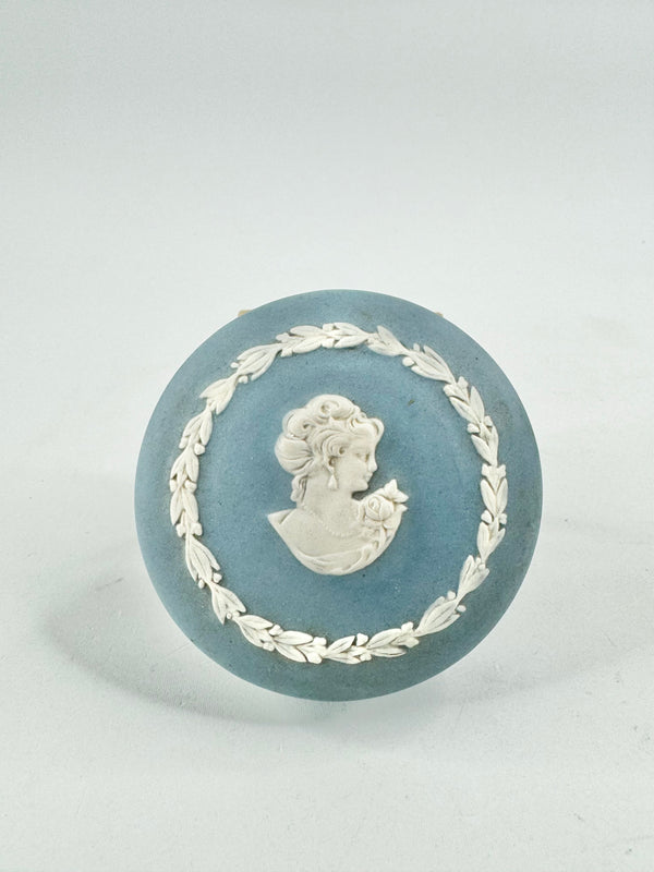 Blue Jasperware Trinket Box