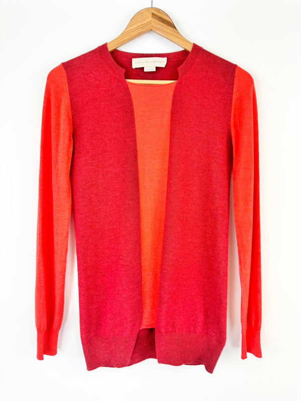 Stella McCartney Blood Orange & Pomegranate Striped Jumper - AU10