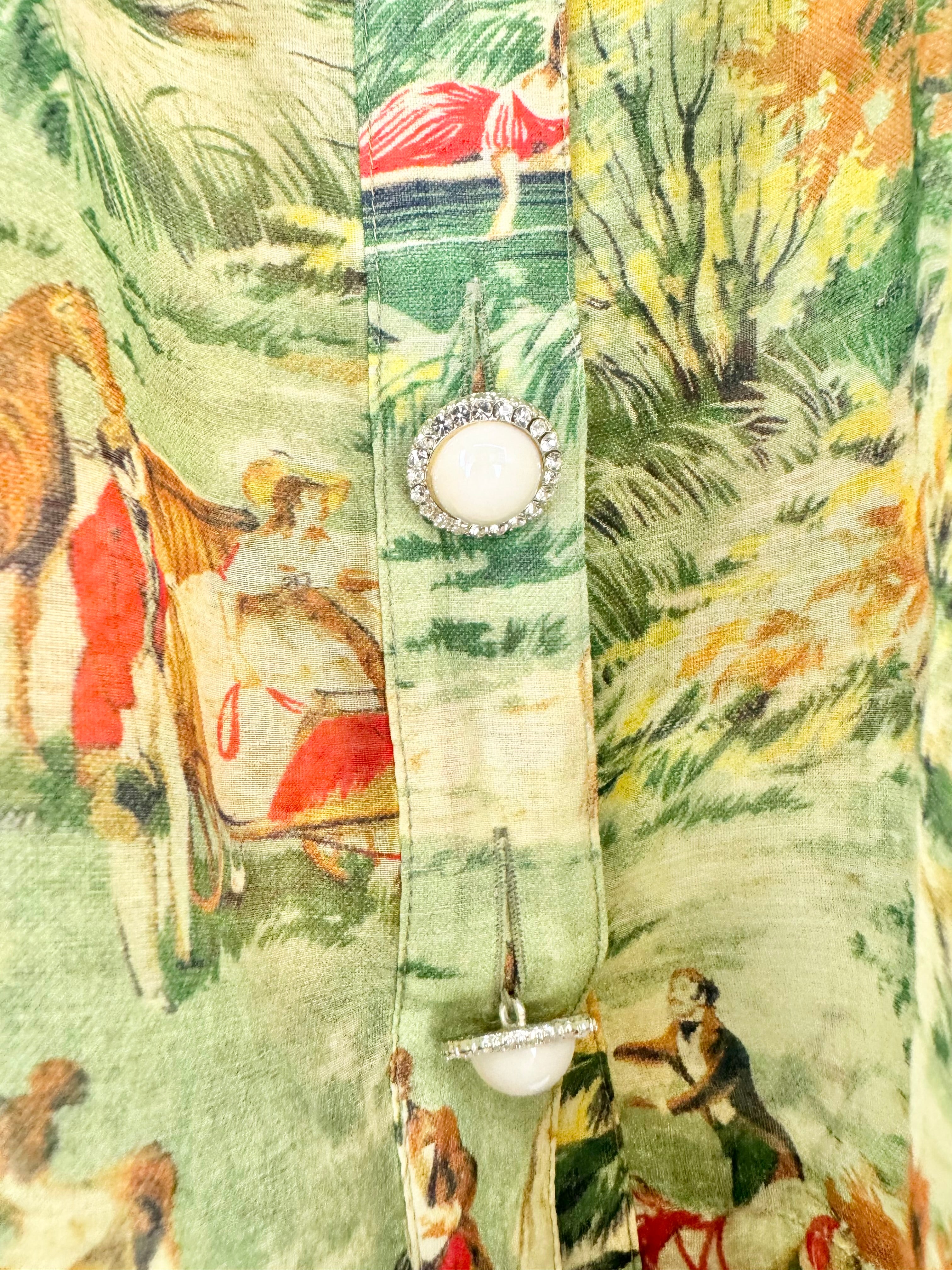 Alice McCall 'Strange Dreams' Silk Blend Shirt Dress - AU8