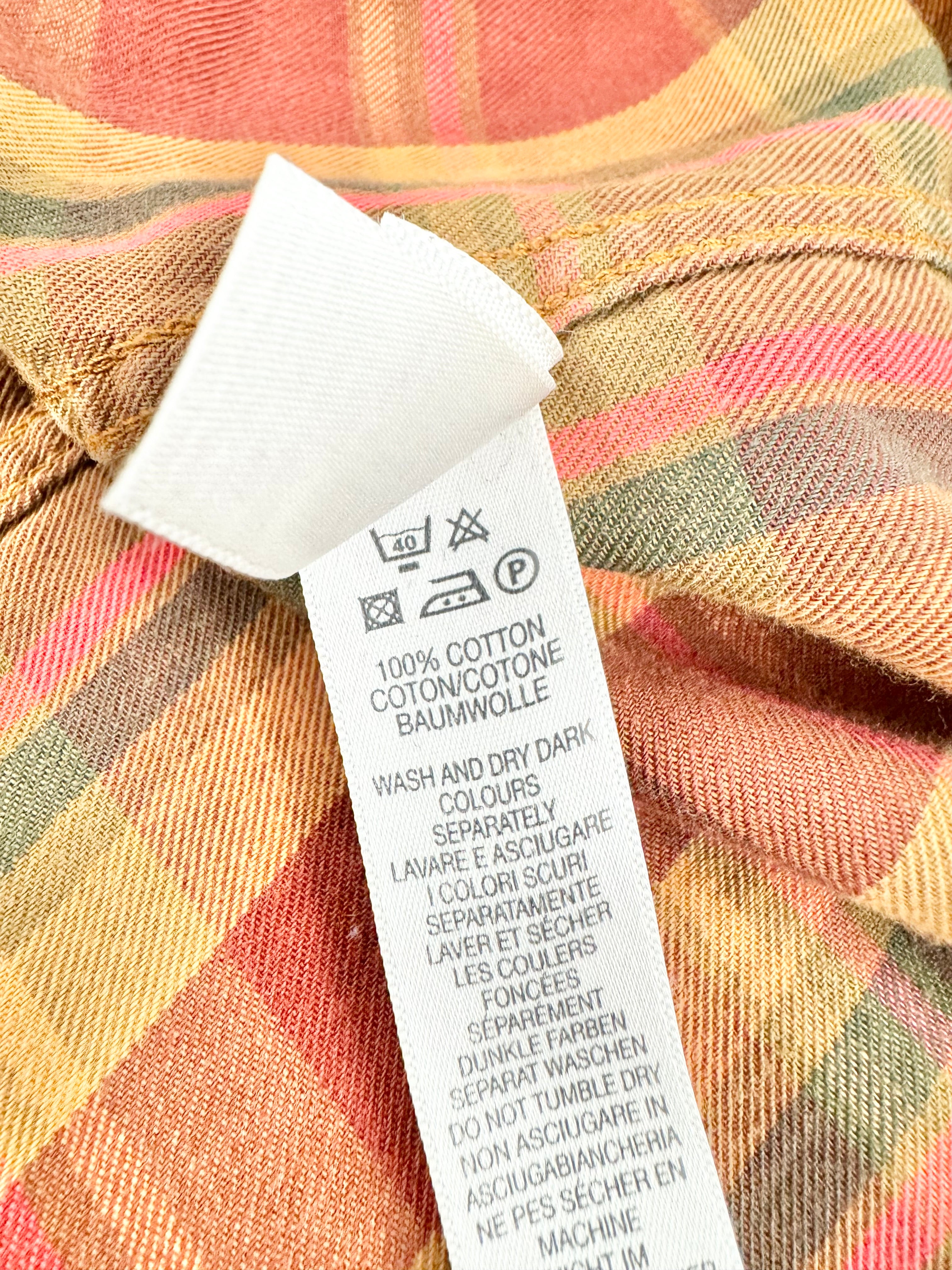Paul Smith Rust Plaid Shirt - XL