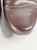 Calvin Klein Chocolate Brown Leather Pumps - EU39