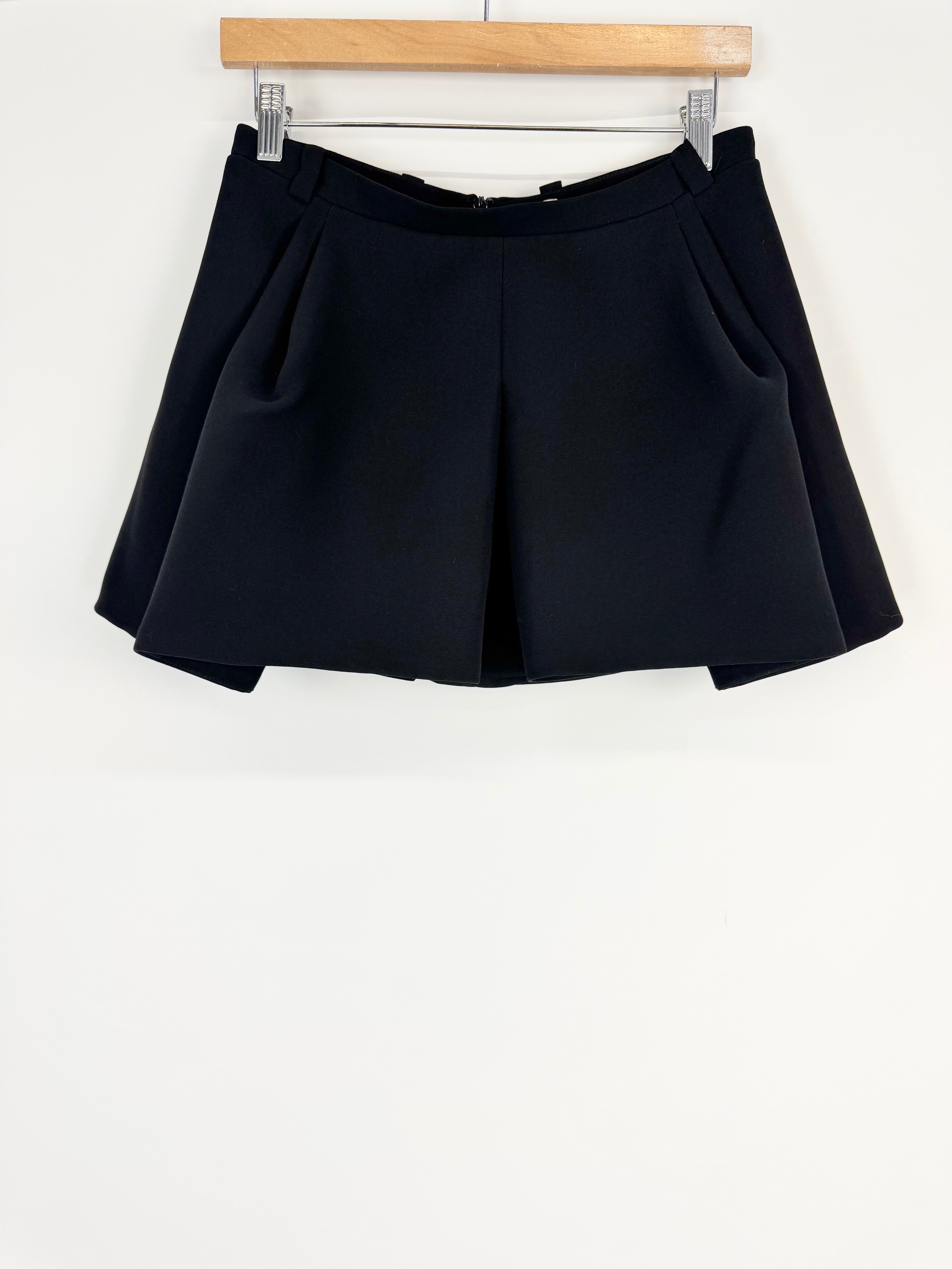 Balenciaga Winter 2016 Black Mini Jupe Mini Skirt - AU6/8
