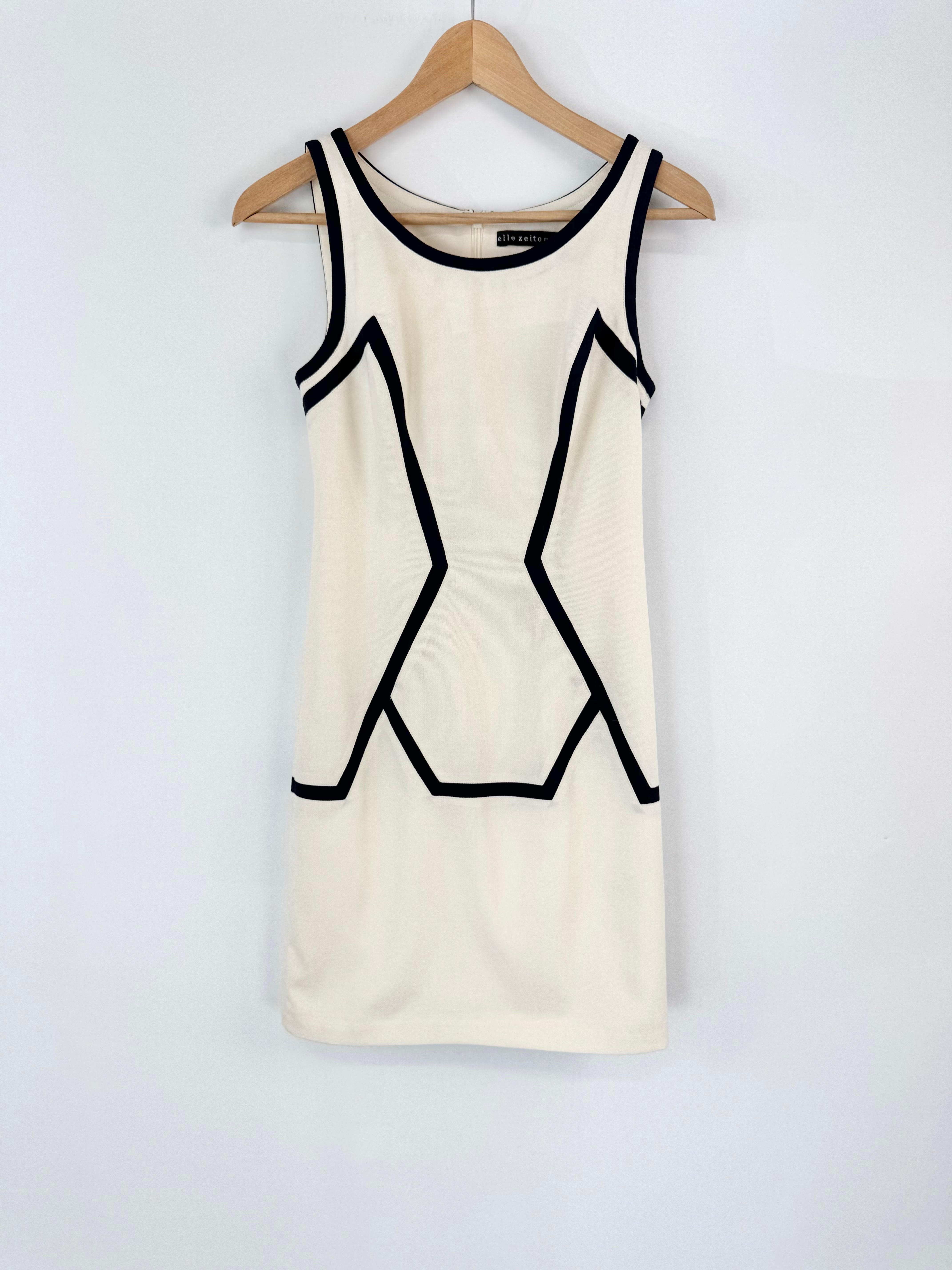 Elle Zeitoune Cream Body Con Dress - AU8